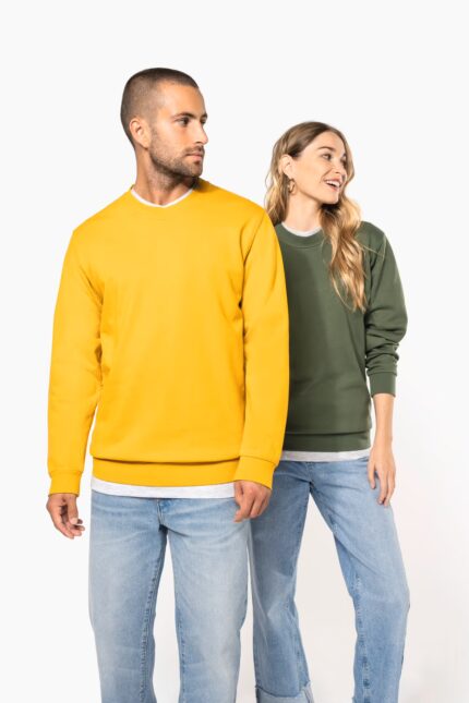 Sweatshirt sem capuz unissexo
