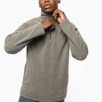 Camisola polar com 1/2 fecho