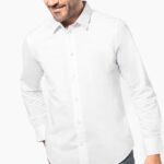 Camisa de homem de manga comprida com Stretch