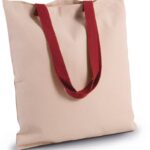 Saco de compras com alças em contraste