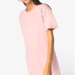 Vestido t-shirt eco-responsável com aspecto lavado de senhora