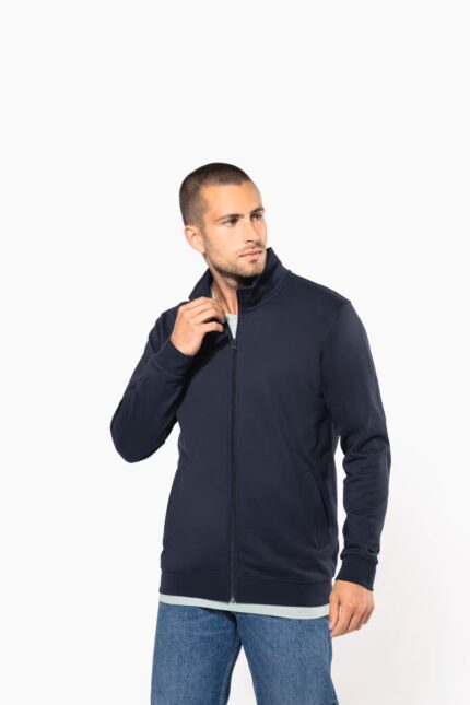 Casaco cardado com fecho