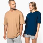 T-shirt oversize de manga curta unissexo